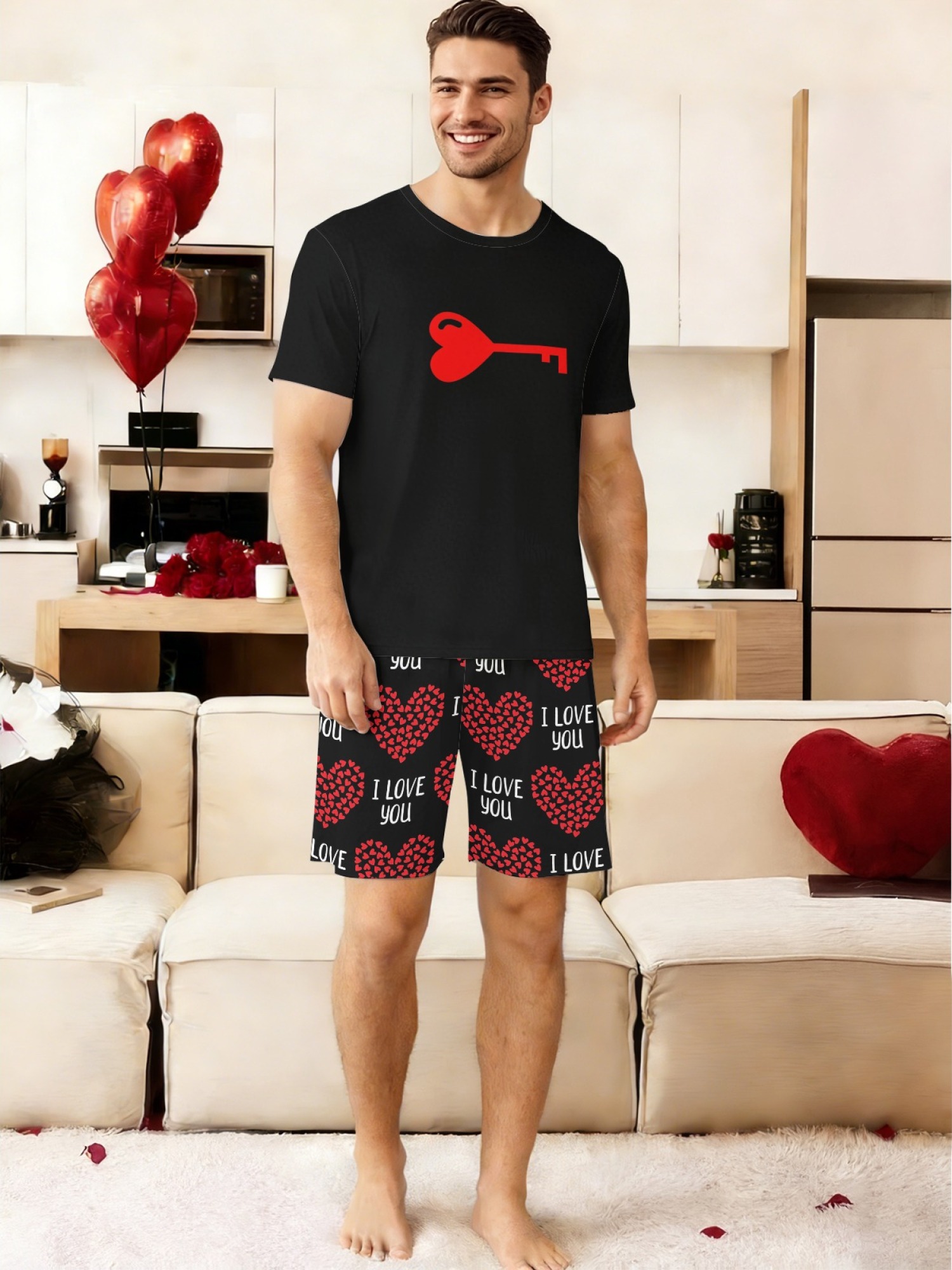 "Key to My Heart" Matching Couples Outfit | Romantic Lock & Key Summer Set