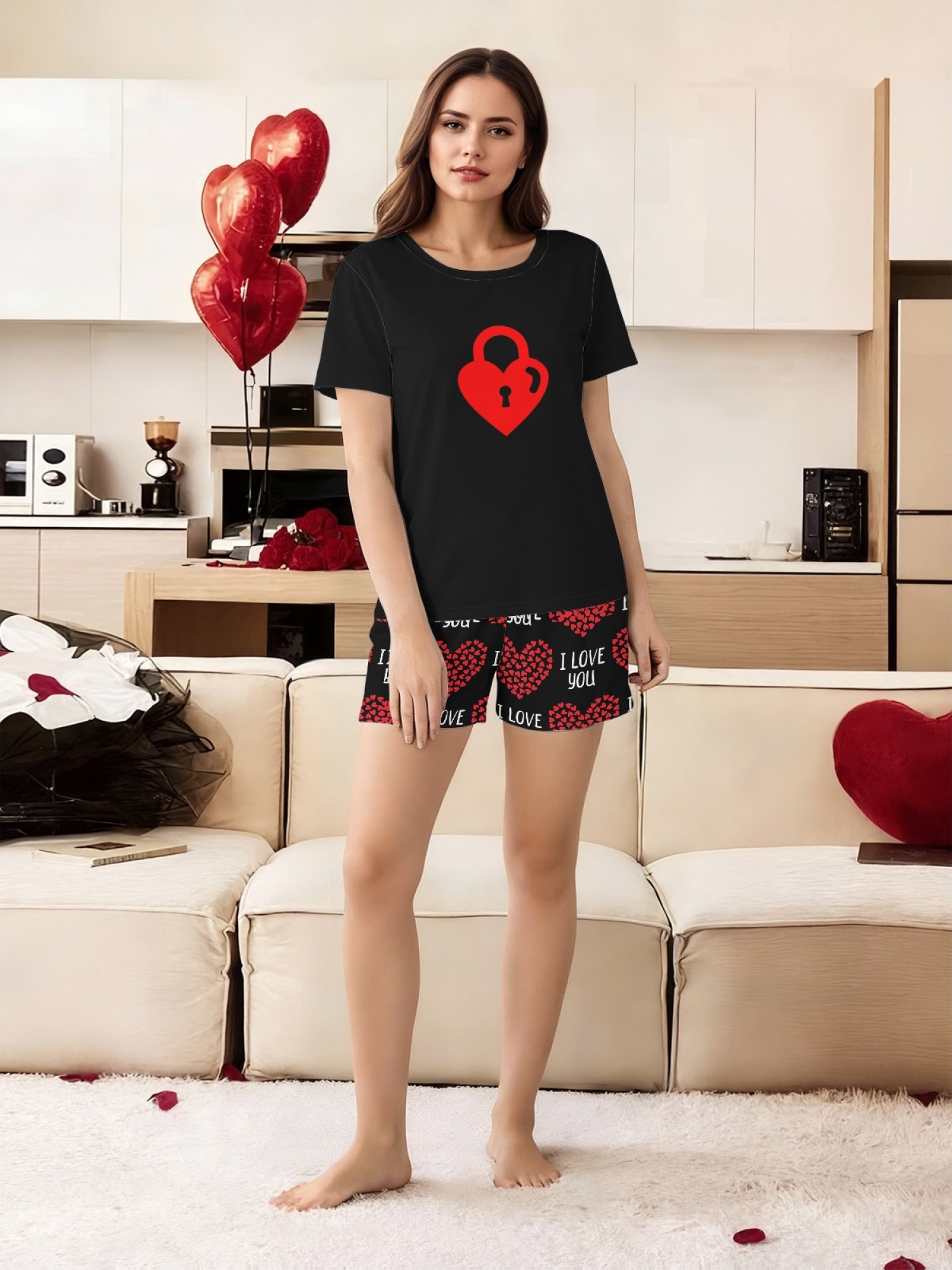 "Key to My Heart" Matching Couples Outfit | Romantic Lock & Key Summer Set