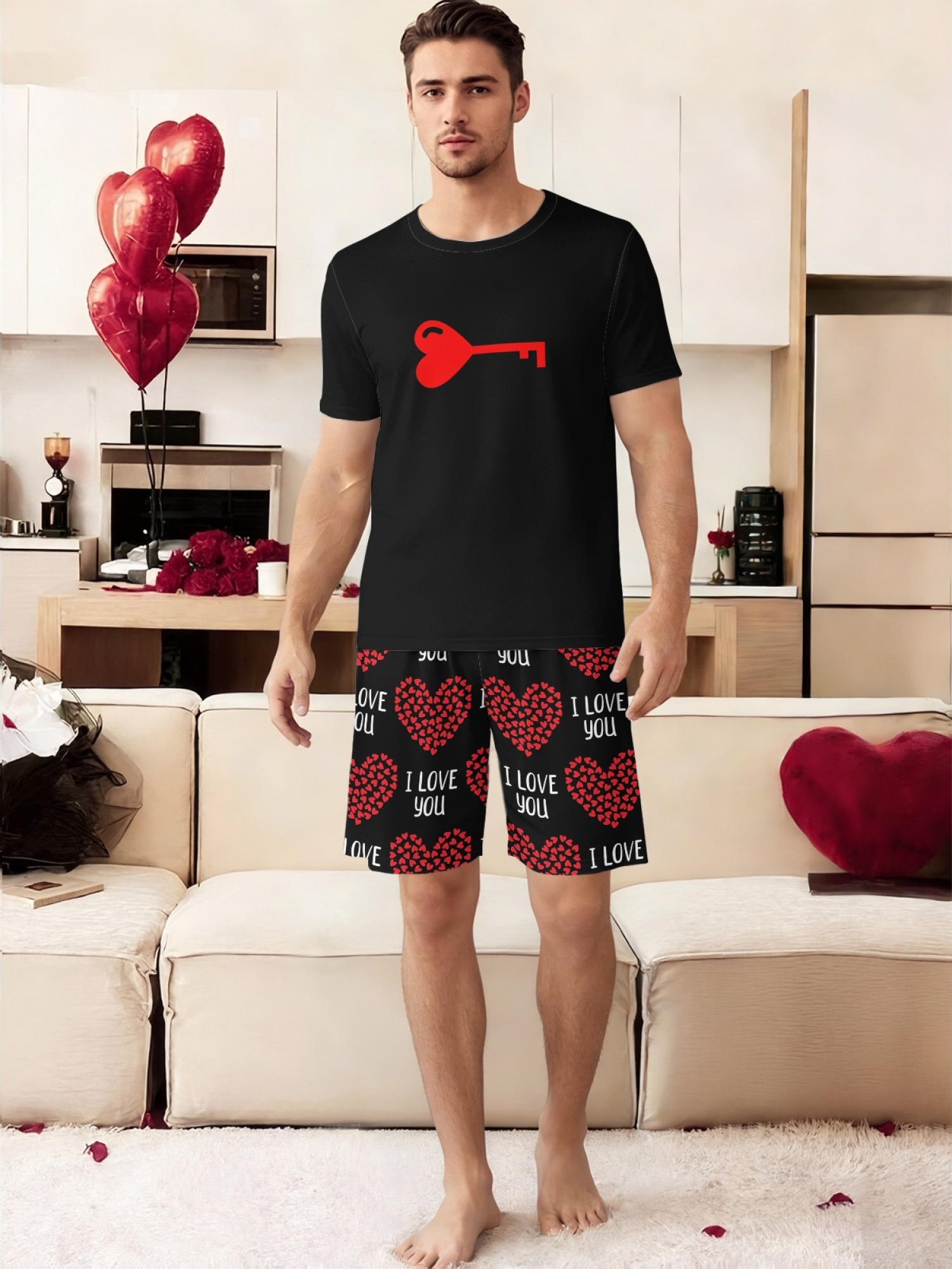 "Key to My Heart" Matching Couples Outfit | Romantic Lock & Key Summer Set