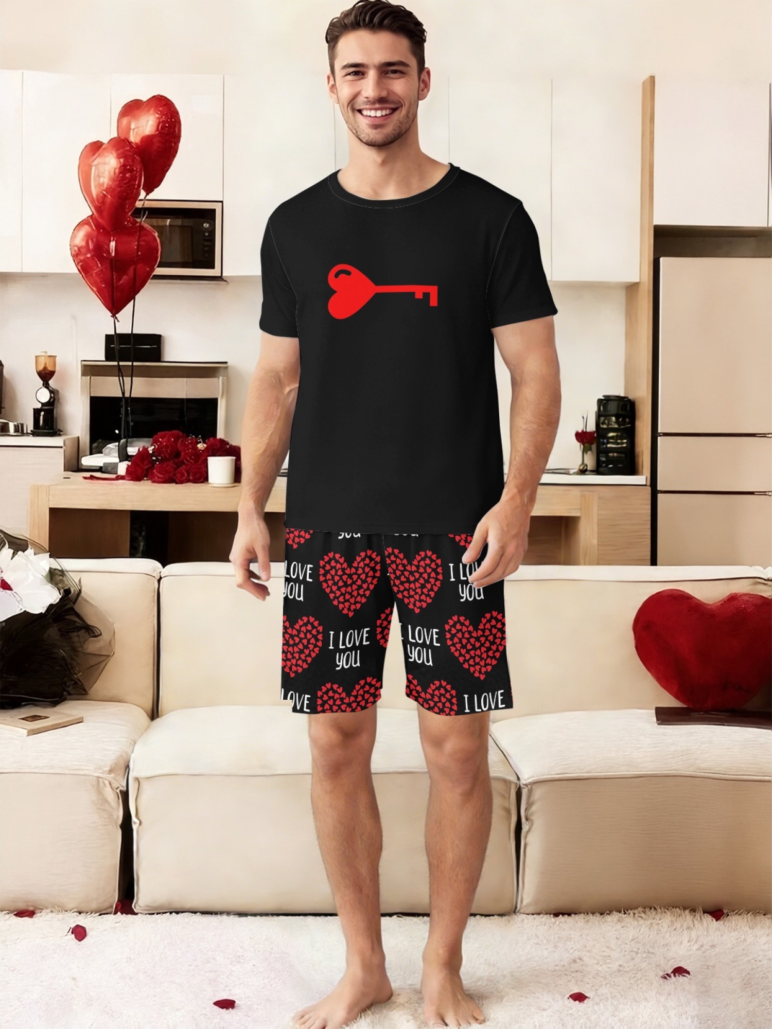 "Key to My Heart" Matching Couples Outfit | Romantic Lock & Key Summer Set