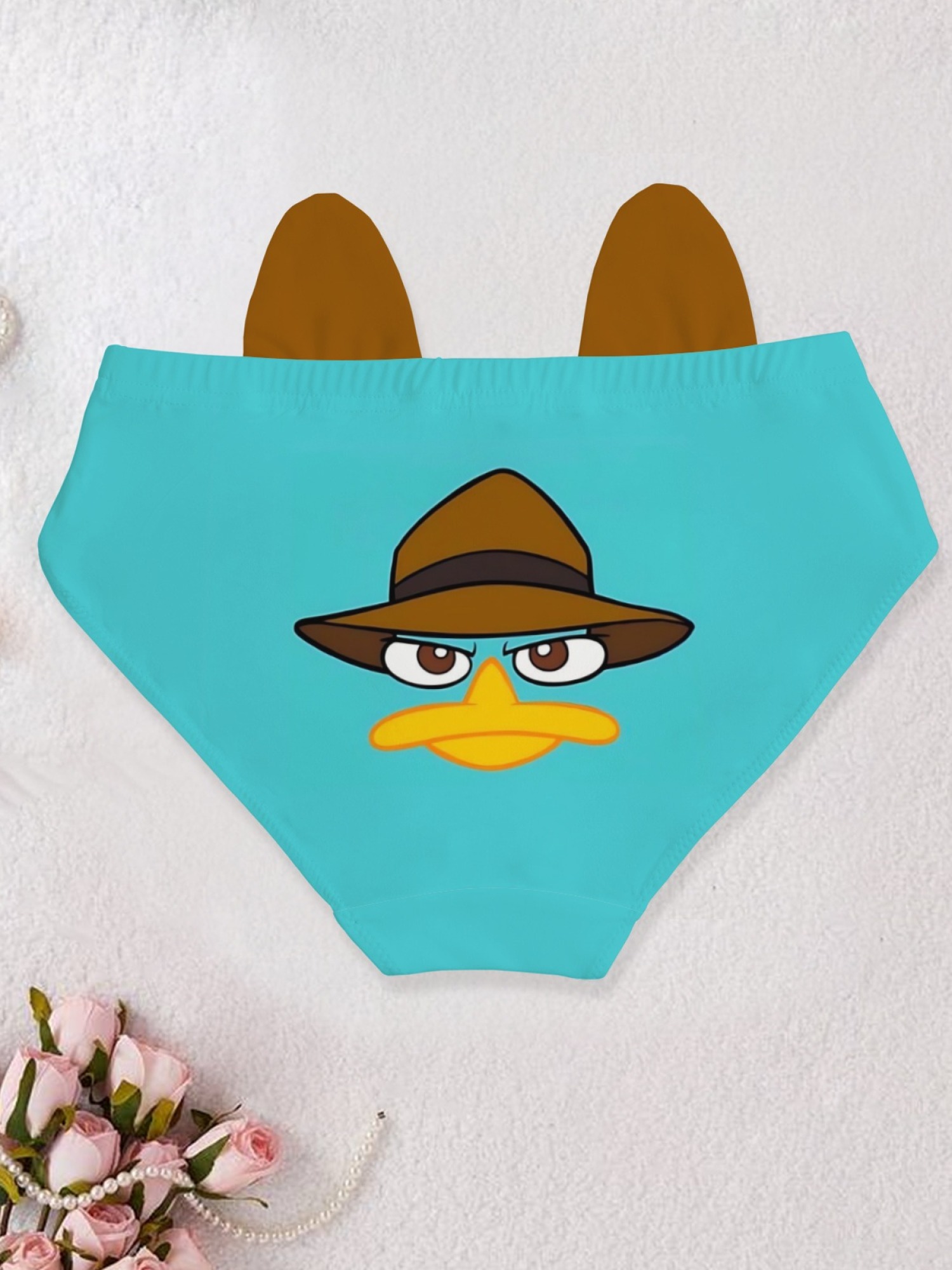 Perry the Platypus & Agent P Printed Women's Panties - Cute Cartoon Underwear Briefs