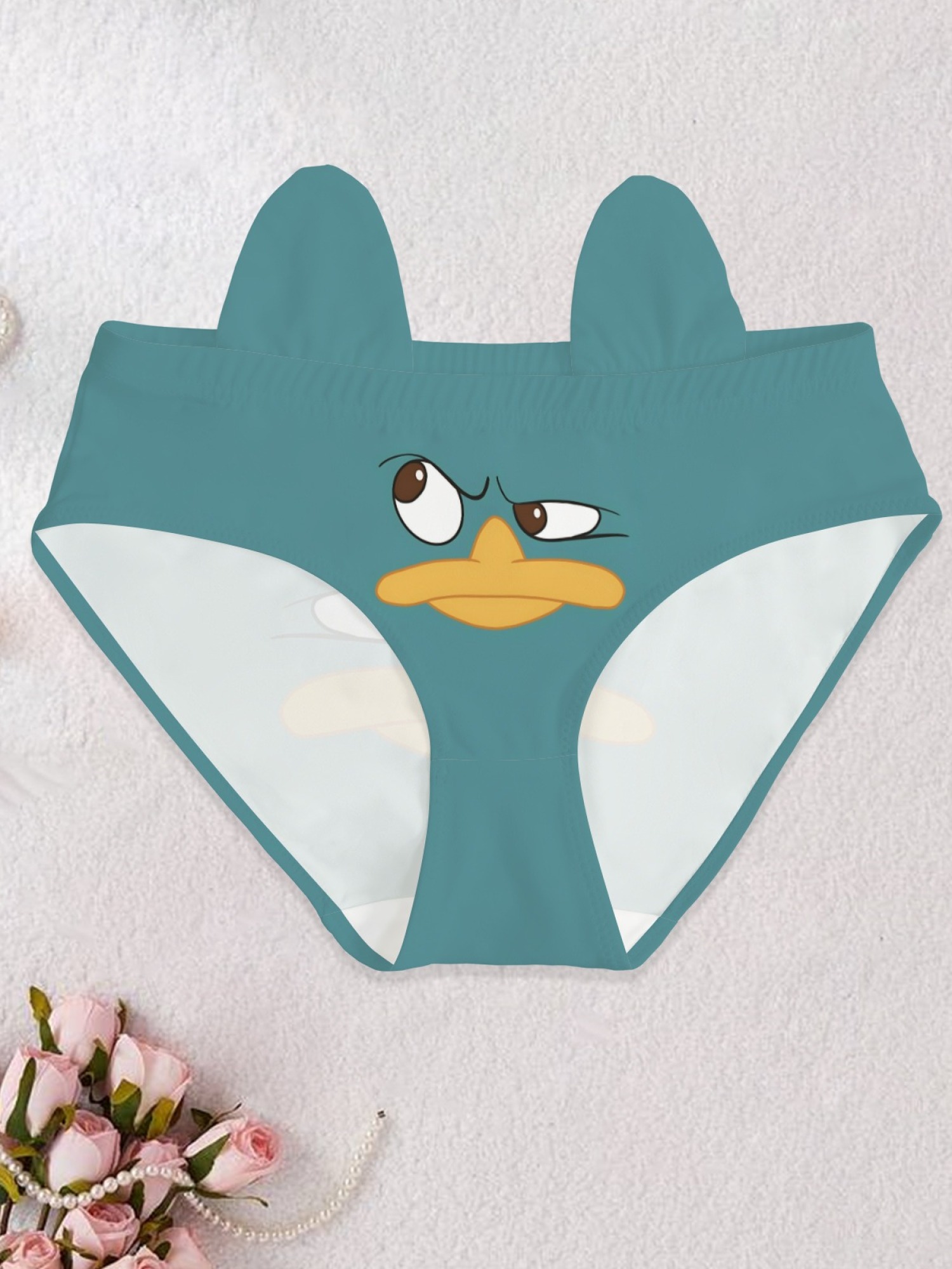 Perry the Platypus & Agent P Printed Women's Panties - Cute Cartoon Underwear Briefs