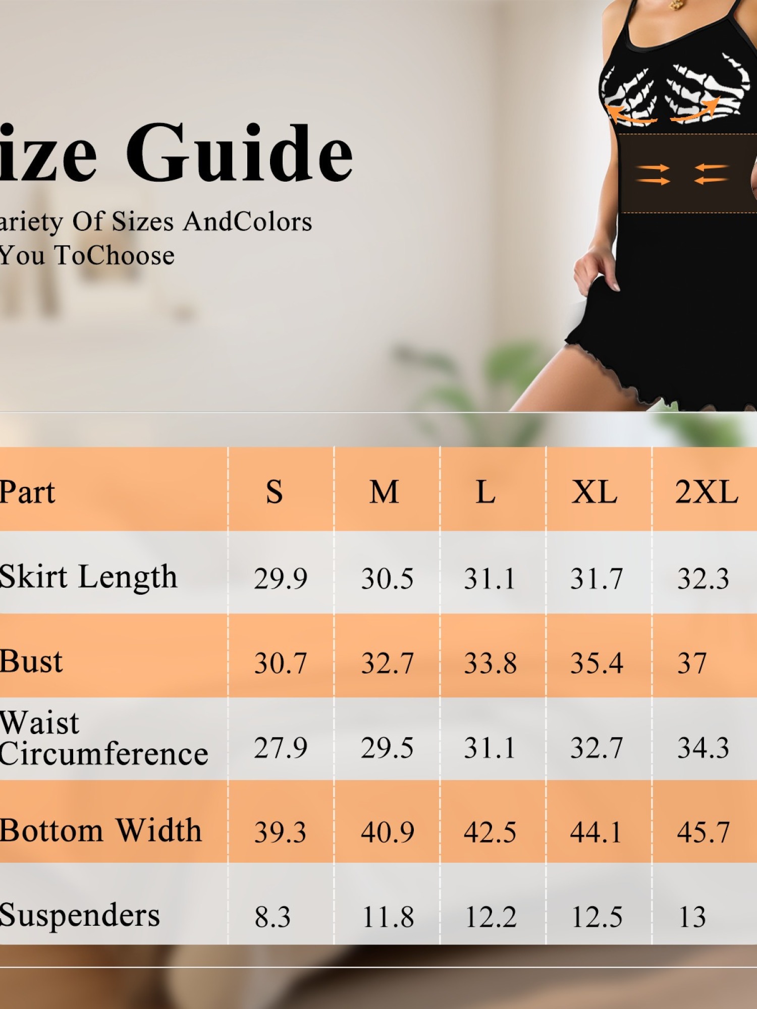 Women's Sleeveless Sexy Nightgown with Skull Hand Print, Soft Elastic Fabric Lounge Dress, Casual All Seasons Sleepwear S-2xl