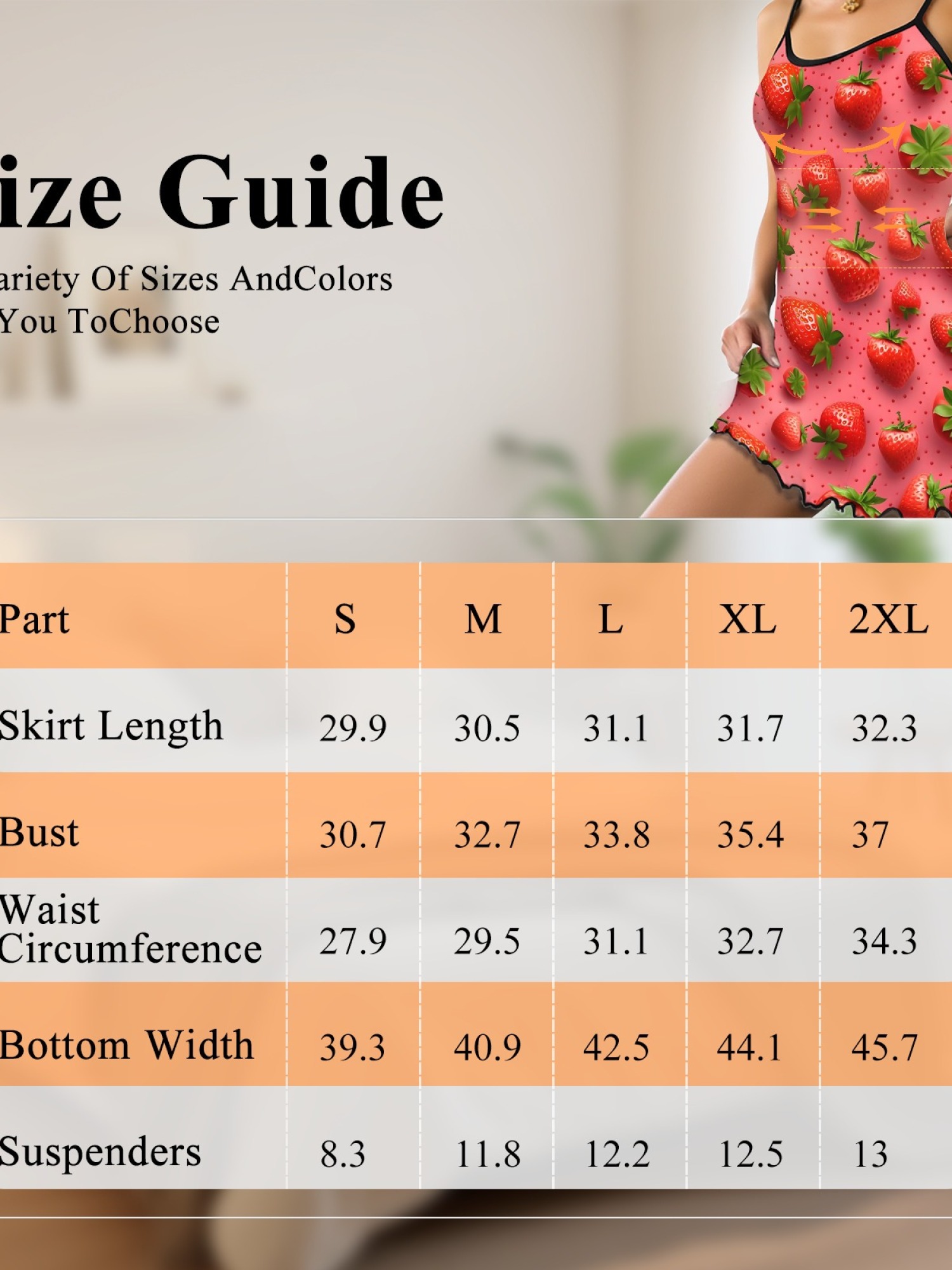 Women’s Sexy Casual Spaghetti Strap Sleep Dress, Sweet Strawberry Daisy Print Design, Stylish Summer Lounge Wear, Loose Fit and Breathable Silk Nightgown