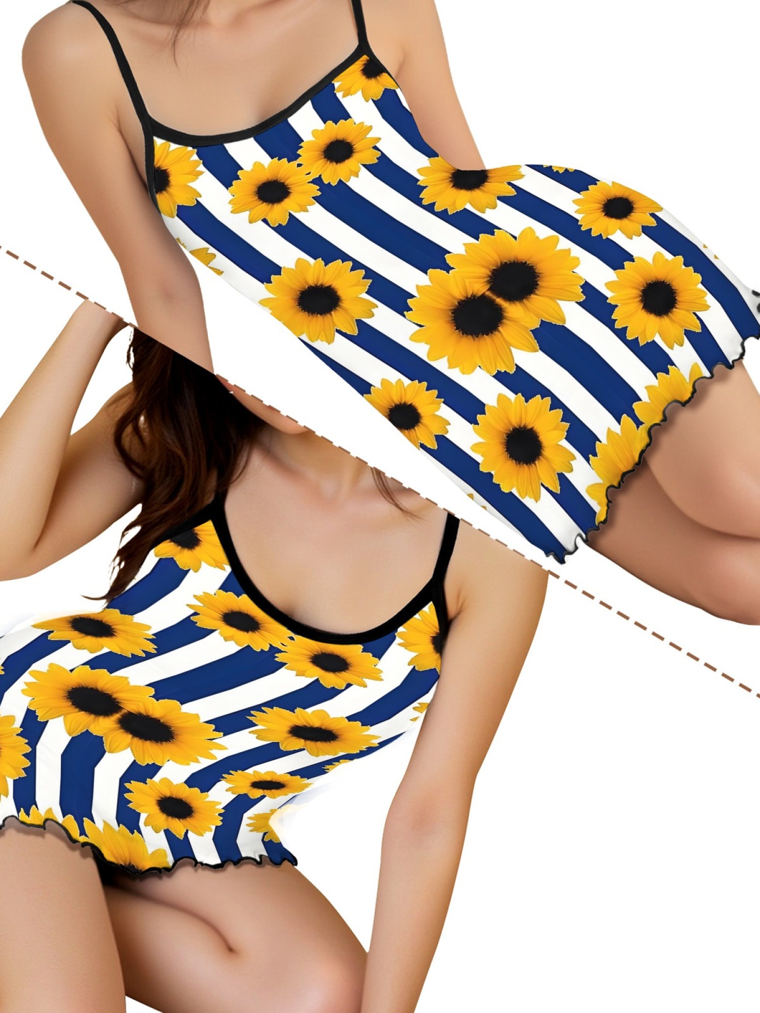 Women's Floral Print Casual Home Dress with Backless Halter Design, Comfortable Summer Slim Fit Long Dress for Relaxation & Vacation, Stylish Spring Summer Loungewear