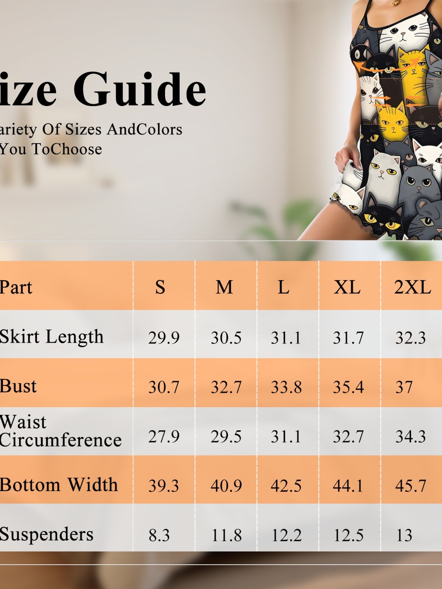 Cute Cat Print Women's Summer Pajamas, Lightweight Knit Robe for Leisure, Backless Ribbed Cami Dress, Comfortable and Breathable Nightwear, Perfect Gift for Sweethearts