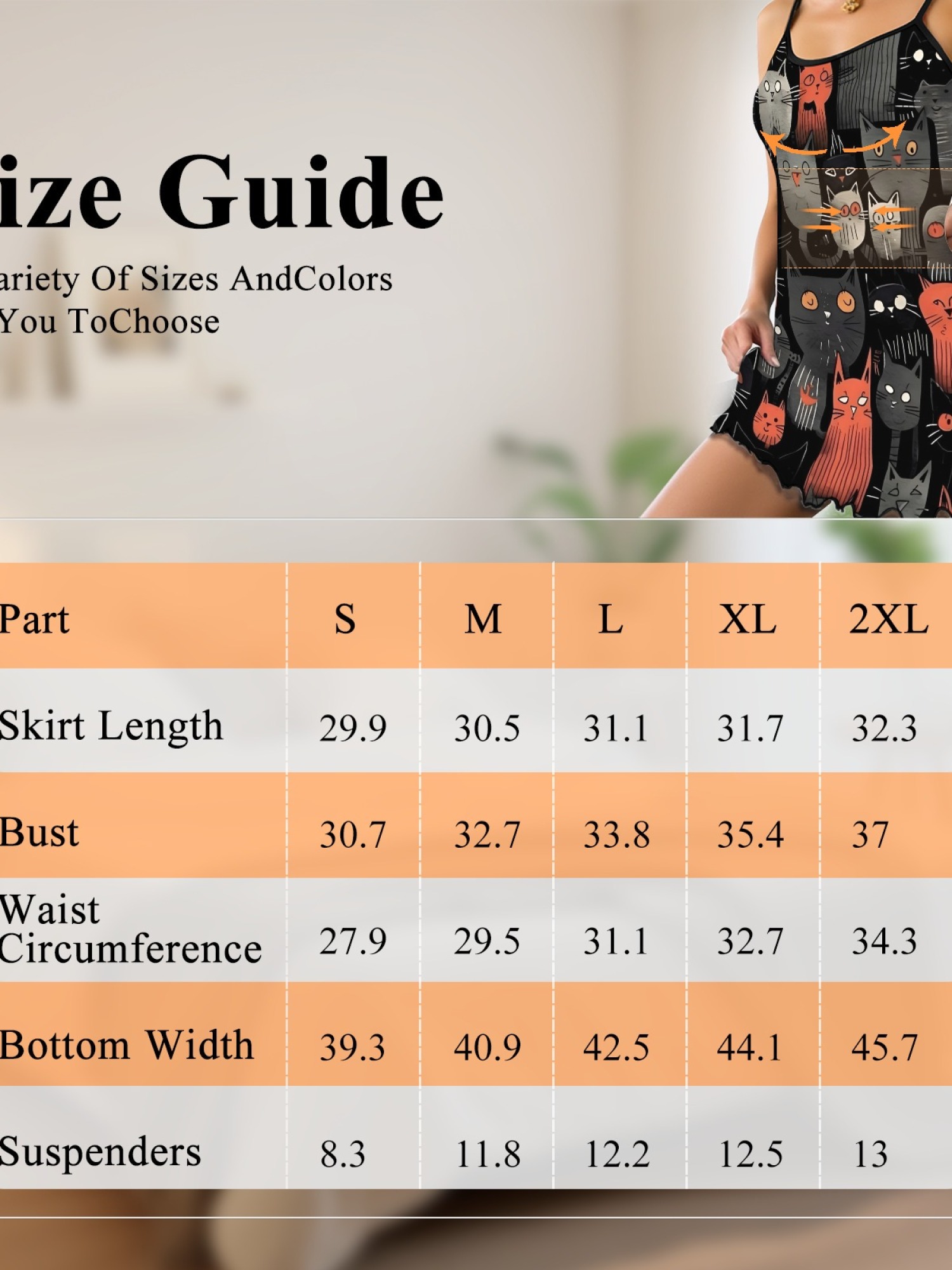 Cute Cat Print Women's Summer Pajamas, Lightweight Knit Robe for Leisure, Backless Ribbed Cami Dress, Comfortable and Breathable Nightwear, Perfect Gift for Sweethearts