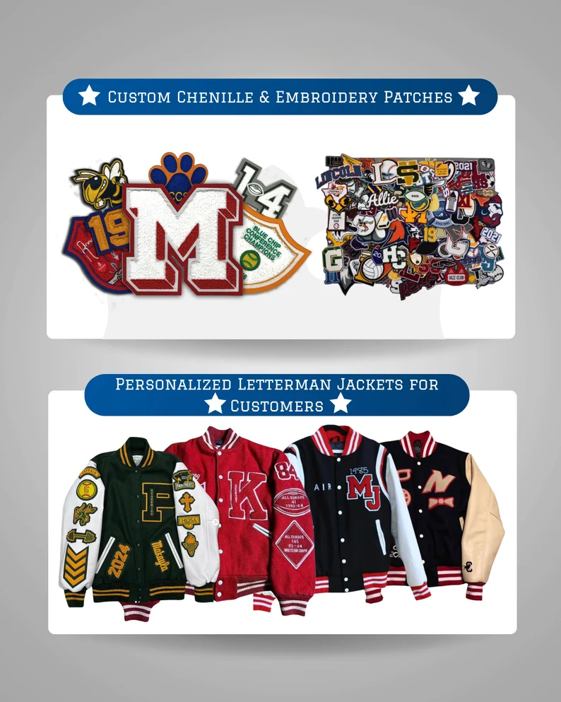 Custom Letterman Jacket| Personalized Varsity and Bomber Jackets for Men & Women| Customizable Designs .Premium VarsityCraft®  Handmade