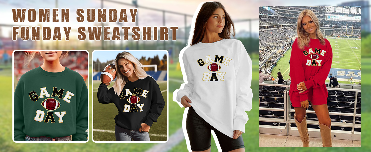 football sweatshirt for women