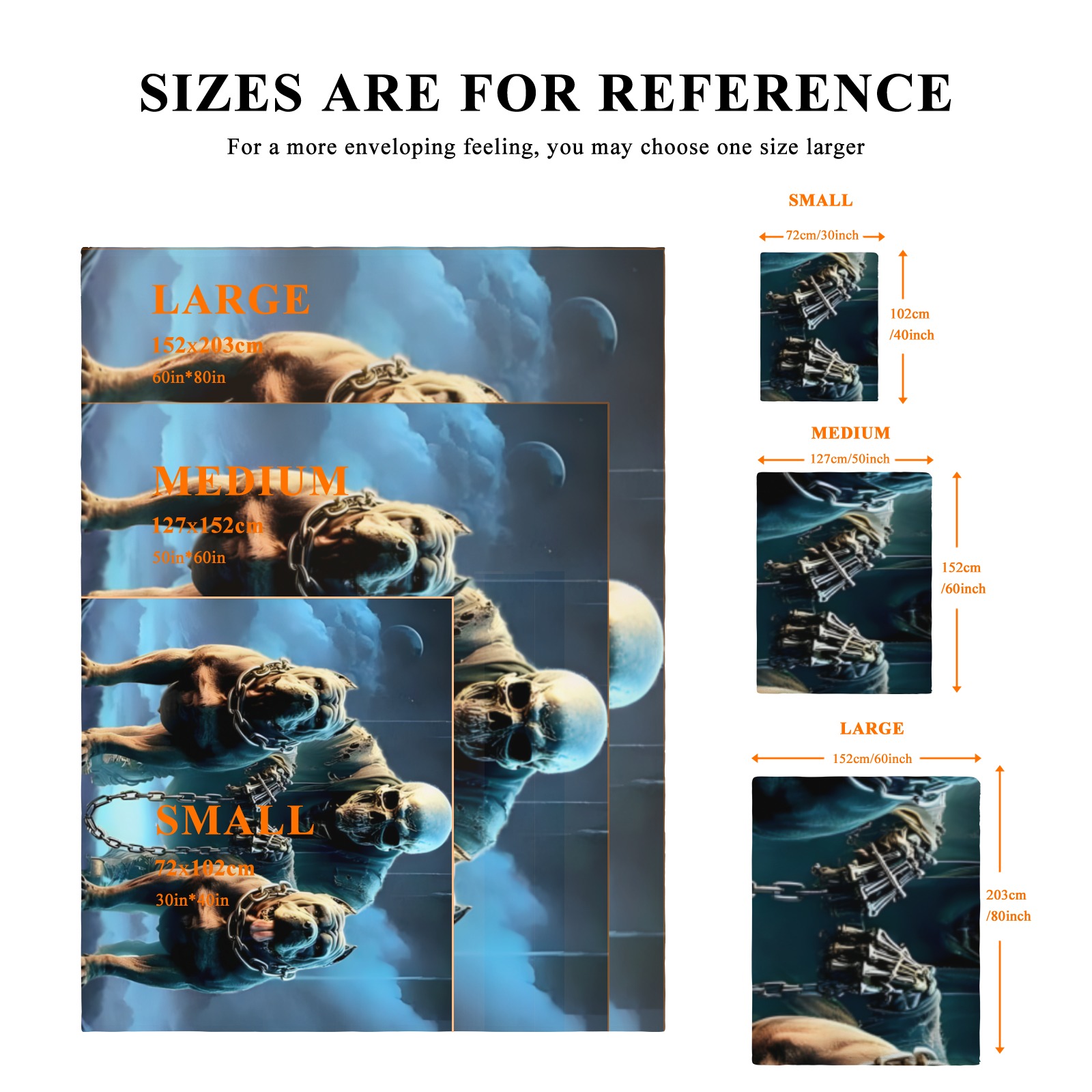 Skull & Bulldogs Throw Blanket, Lightweight Flannel with Bold Graphic Design, Cozy for Adults & Kids, Unique Home Decor-Pixelunique