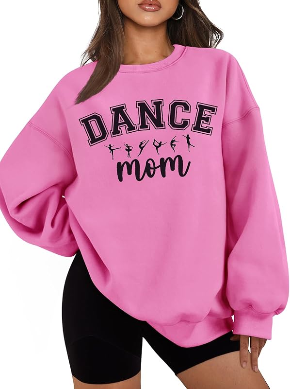 Mama Sweatshirt Long Sleeve Cheer Mom Shirt for Baseball Football Soccer Baketball Dance Sport Pullover Tops