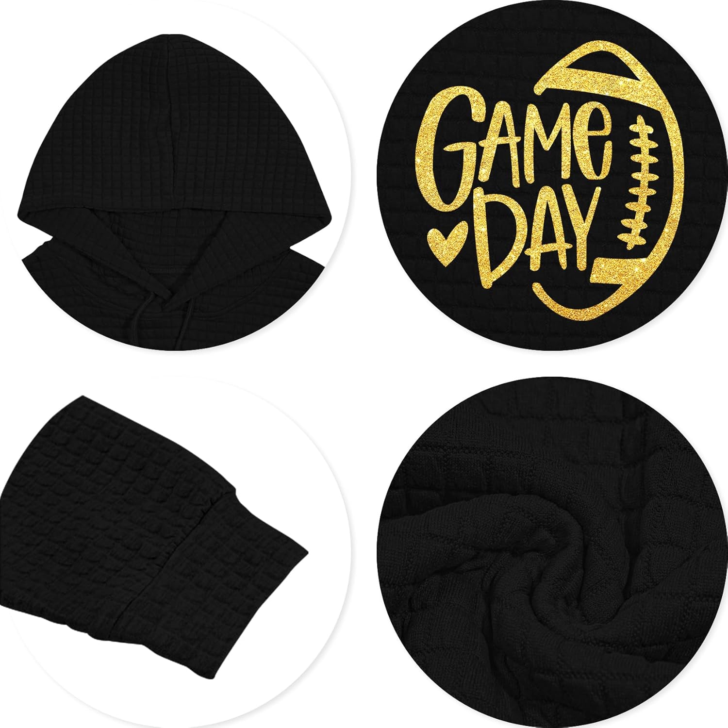 Football Shirt for Women Game Day Sweatshirts Womens Football Mom Hoodie Youth Long Sleeve Jersey