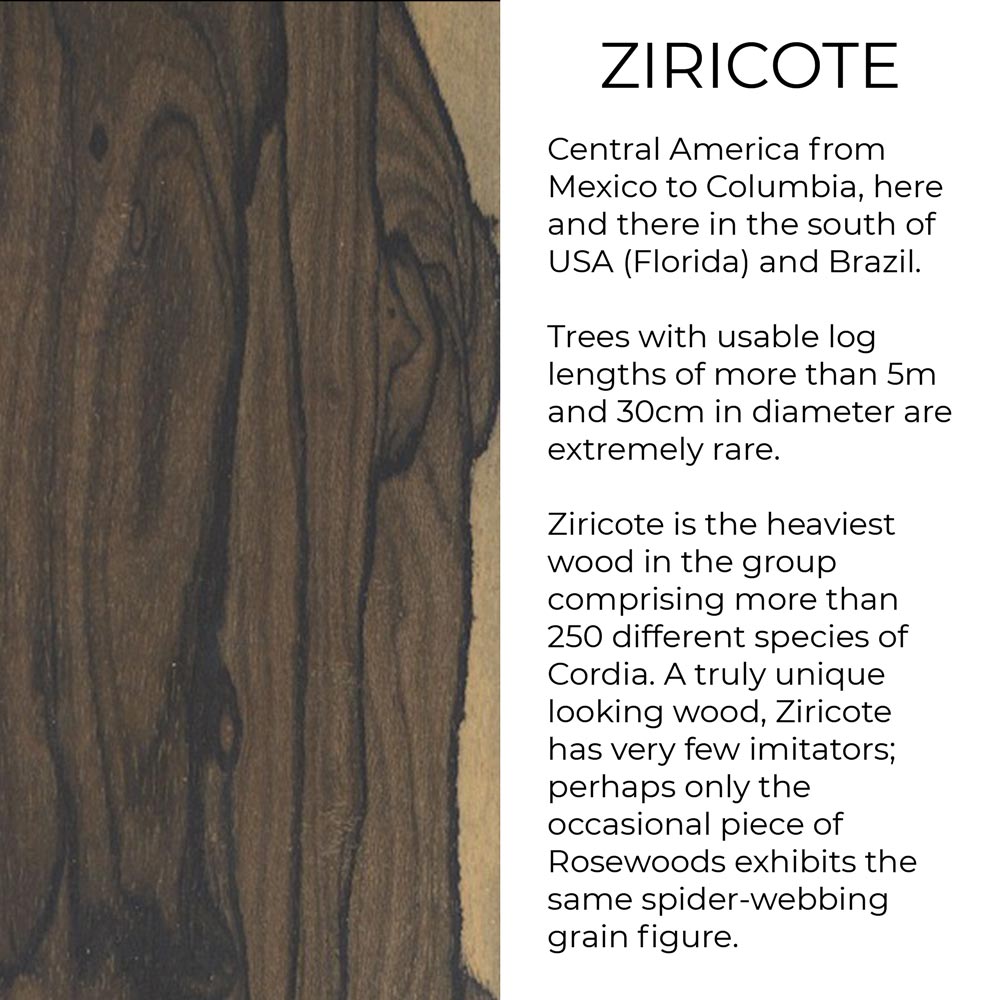 Ziricote rare woods