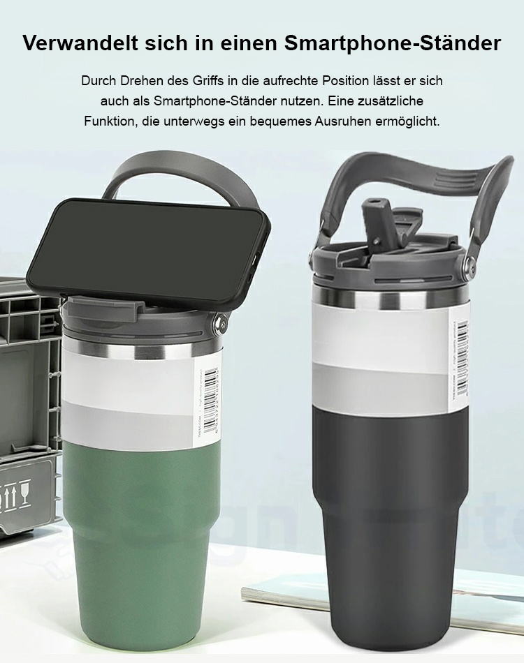 【Extra große Kapazität】Thermo- und Kühlbecher