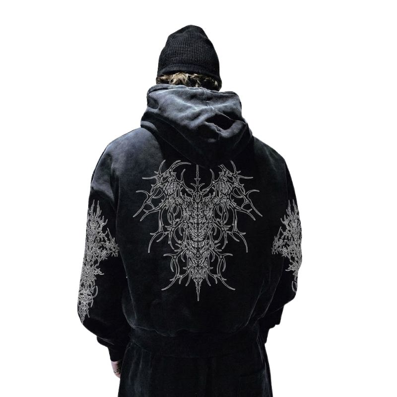Fractal Cyber Totem Hoodie