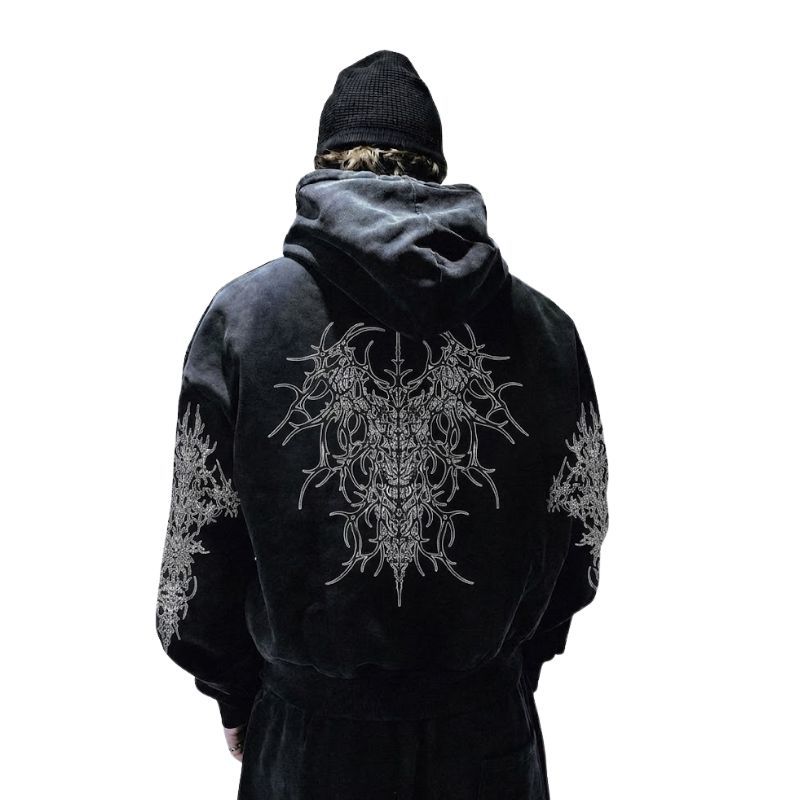 Fractal Cyber Totem Hoodie