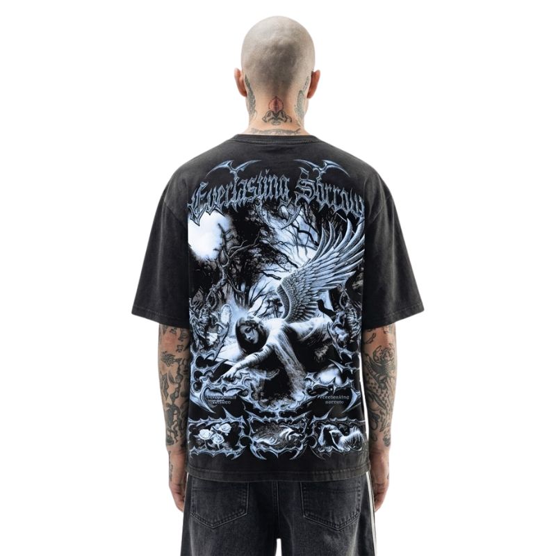 Everlasting Sorrow Angelic Gothic Metal Cotton T-Shirt