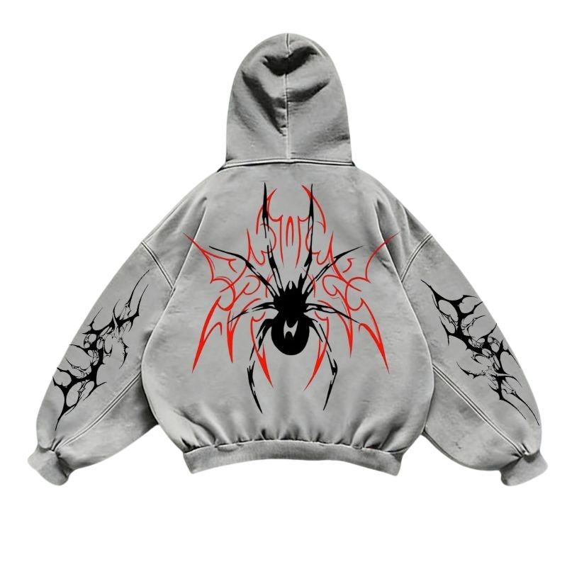 nitechapel-arachnid-sigil-washed-hoodie-gray-back
