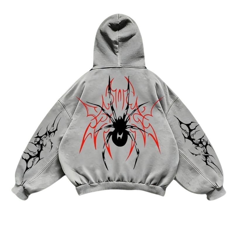 nitechapel-arachnid-sigil-washed-hoodie-gray-back