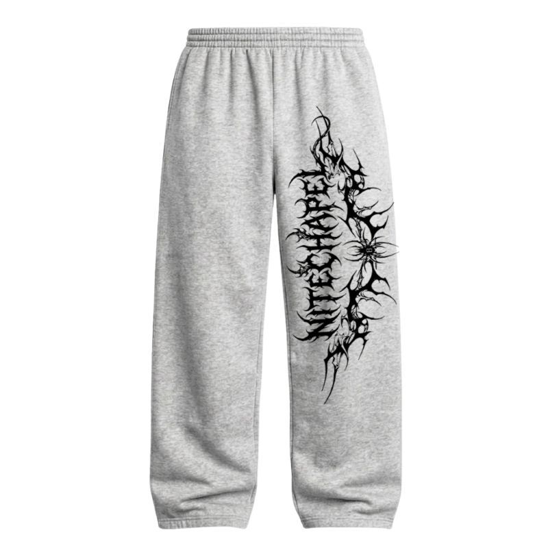 Cyber Sigil Metal Matrix Baggy Sweatpants