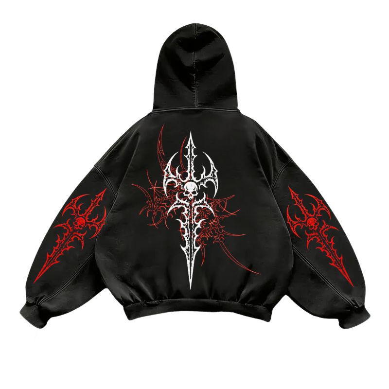 nitechapel-cyber-skull-trident-washed-hoodie-vintage-black-back
