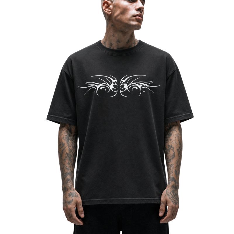 Cyber Tribal Wing T-Shirt