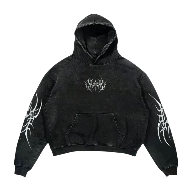 nitechapel-neo-tribal-razor-hoodie-washed-black-front
