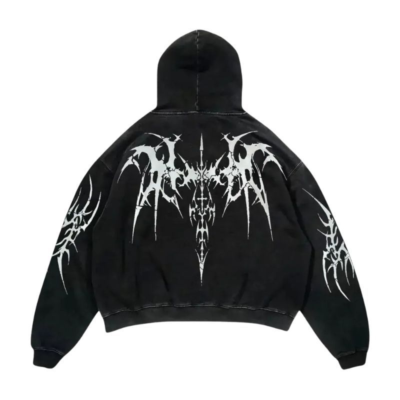 nitechapel-neo-tribal-razor-hoodie-washed-black-back
