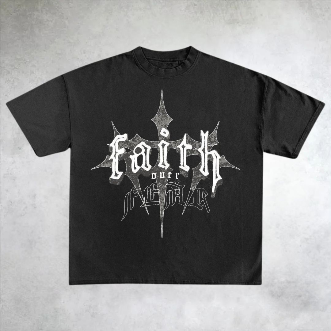 Black Red Skeleton Distressed Graphic T-Shirt