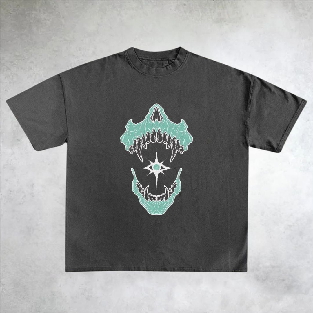 Stylish Skull Gothic Cotton T-Shirt