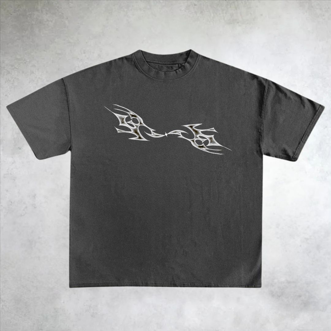 Street Cross Printed Cotton T-Shirt