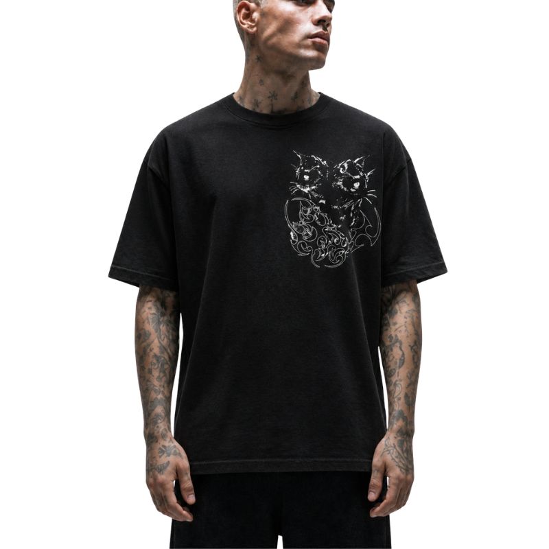 Twin Grim Feline Heavyweight T-Shirt