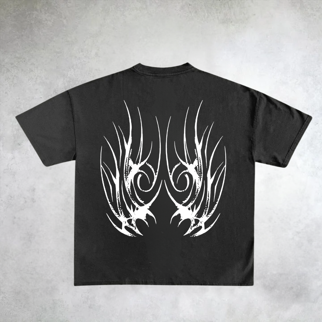 Stylish Gothic Cotton T-Shirt