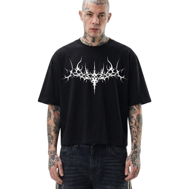 Gothic Fractal Cyber Sigilism T-Shirt