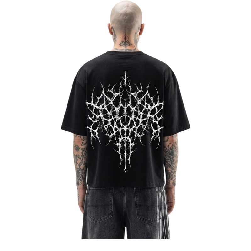 Gothic Fractal Cyber Sigilism T-Shirt