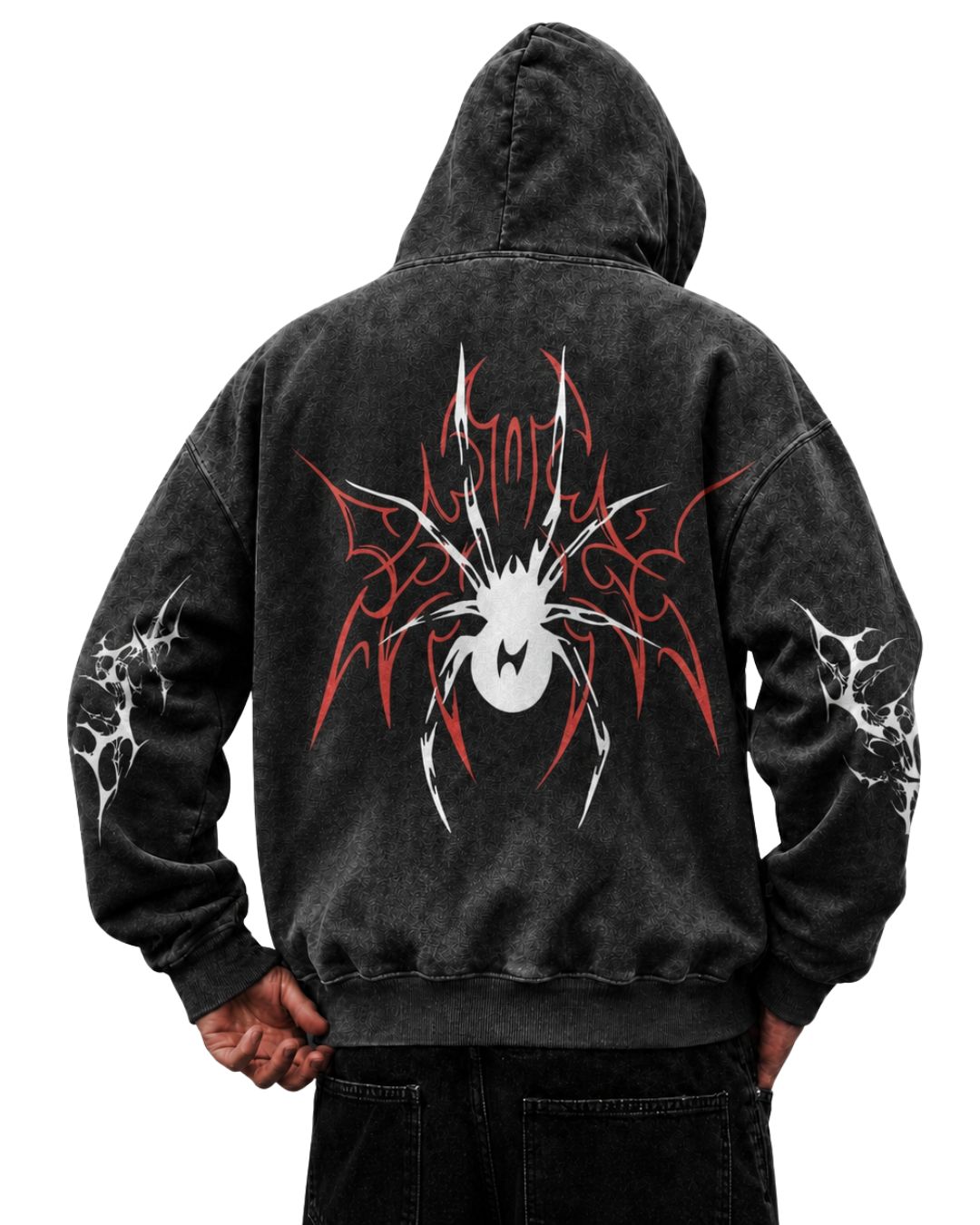 Arachnid Sigil Washed Hoodie