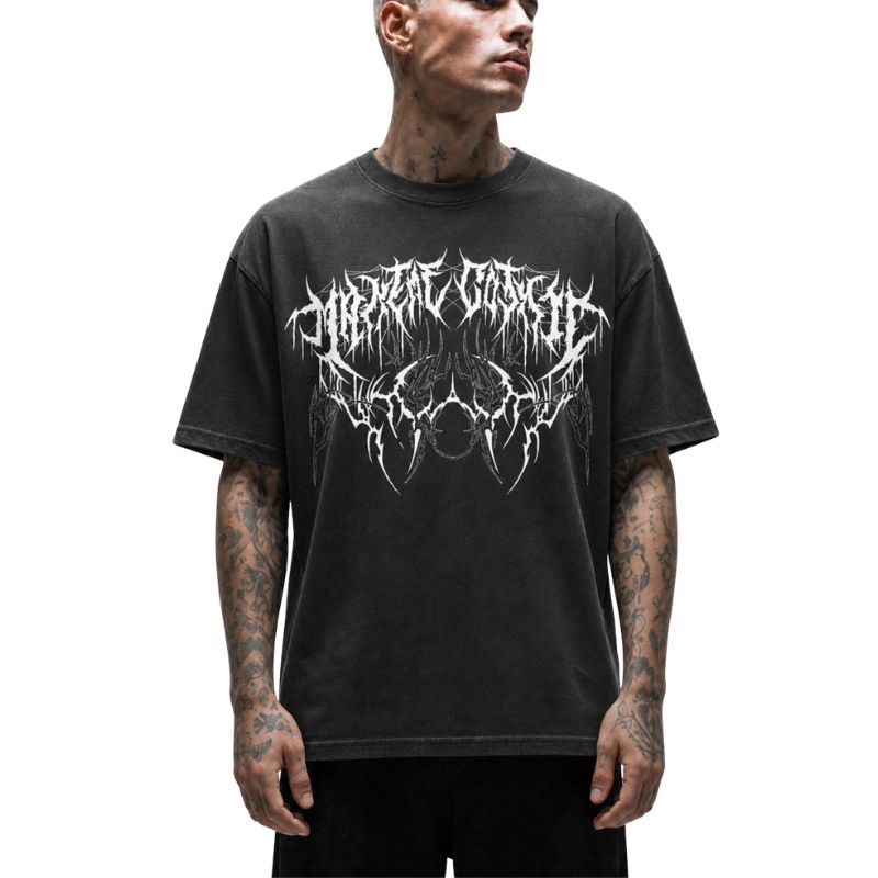 Maniac Gothic Black Metal T-Shirt