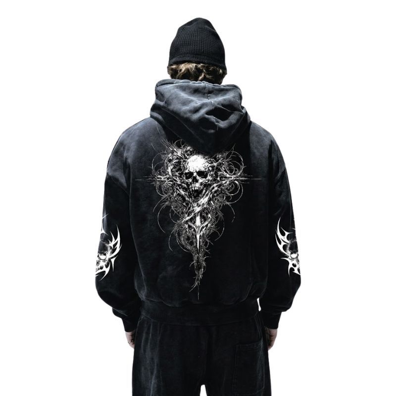 Spectral Skull Sigil Hoodie