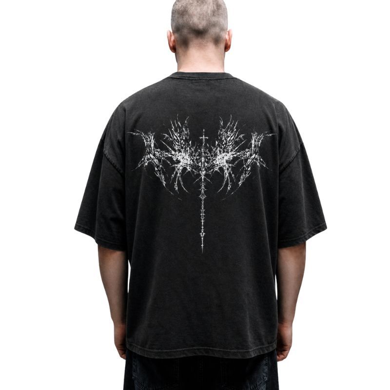 Fractal Chaos Cross T-Shirt