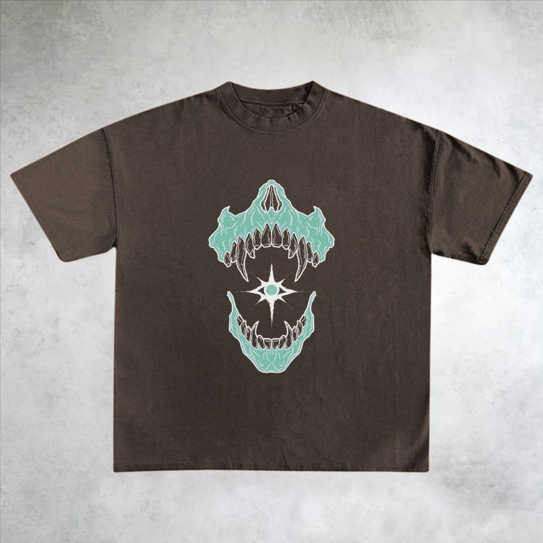 Stylish Skull Gothic Cotton T-Shirt