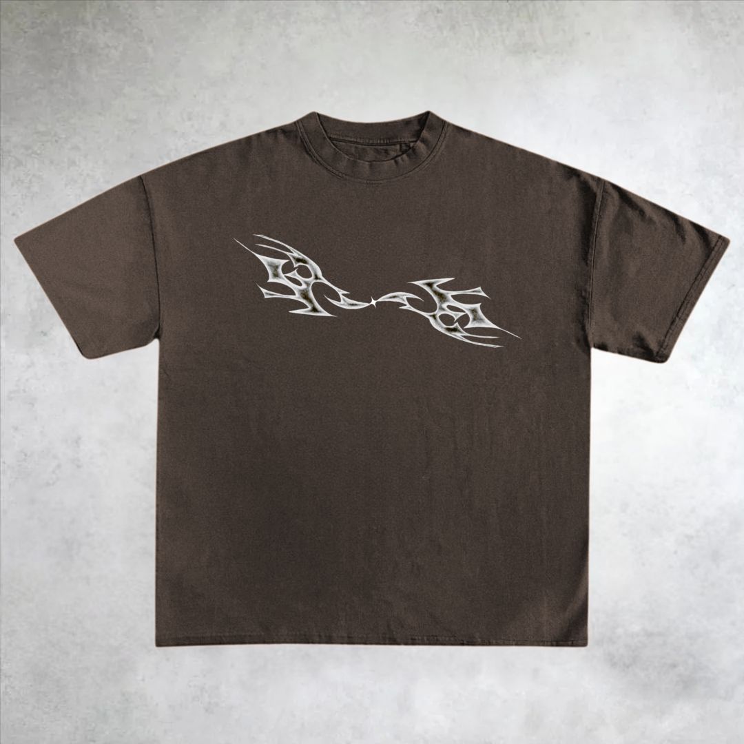 Street Cross Printed Cotton T-Shirt