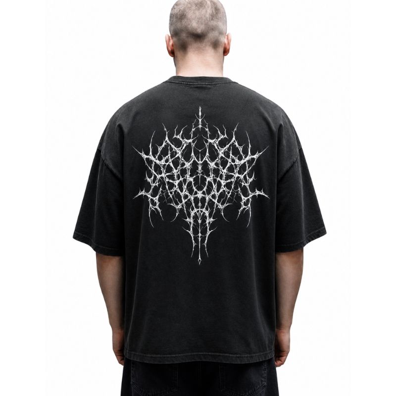 Gothic Fractal Cyber Sigilism T-Shirt