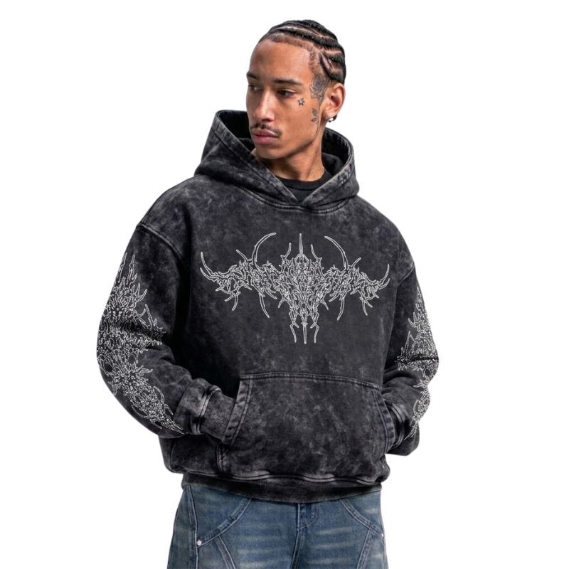 Fractal Cyber Totem Hoodie