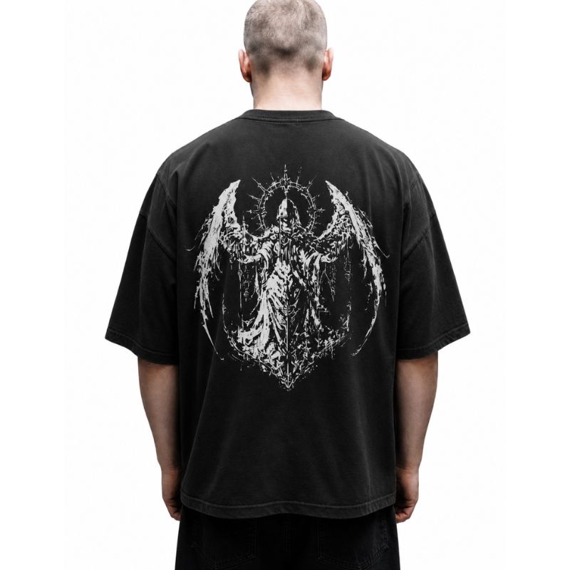 Fractal Winged Sentinel T-Shirt