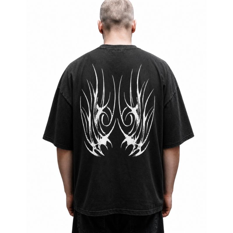 Cyber Tribal Wing T-Shirt