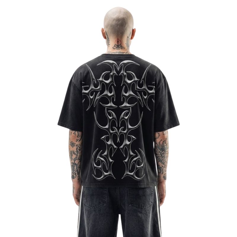 Two-Headed Cat Tribal T-Shirt