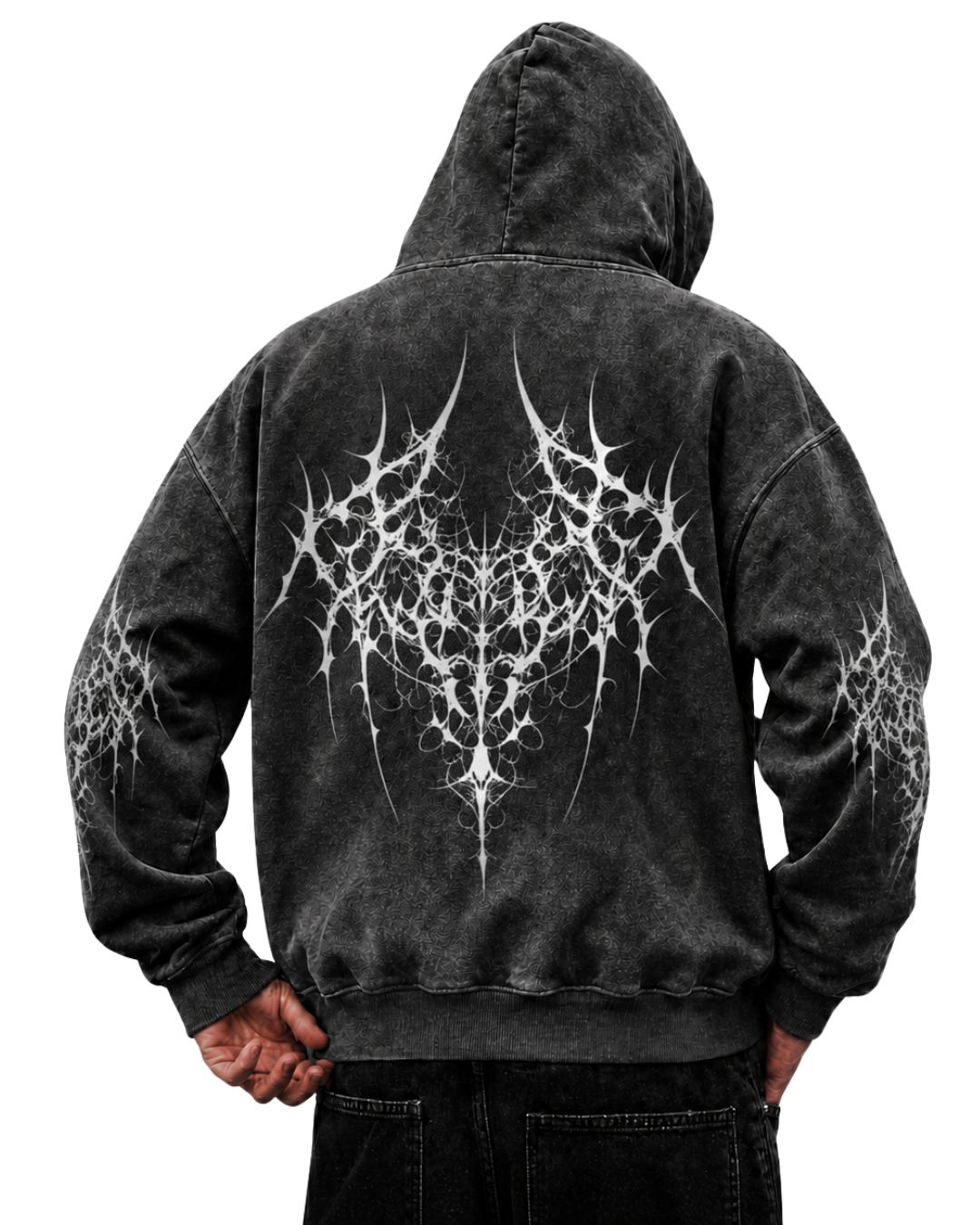 Spiked Cyber Sigilism Hoodie