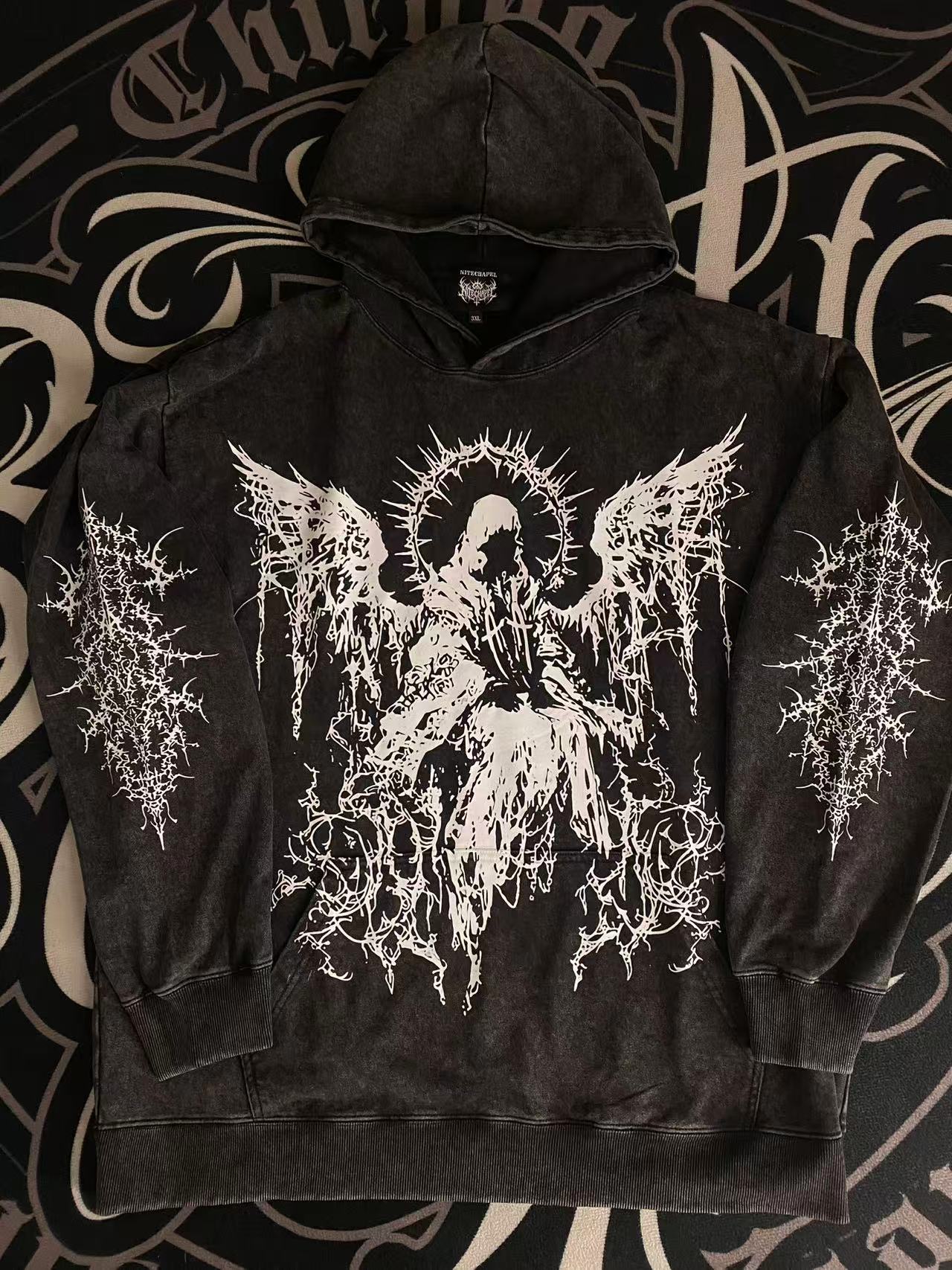 Fractal Dark Saint Hoodie