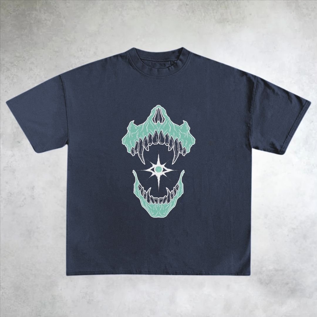 Stylish Skull Gothic Cotton T-Shirt