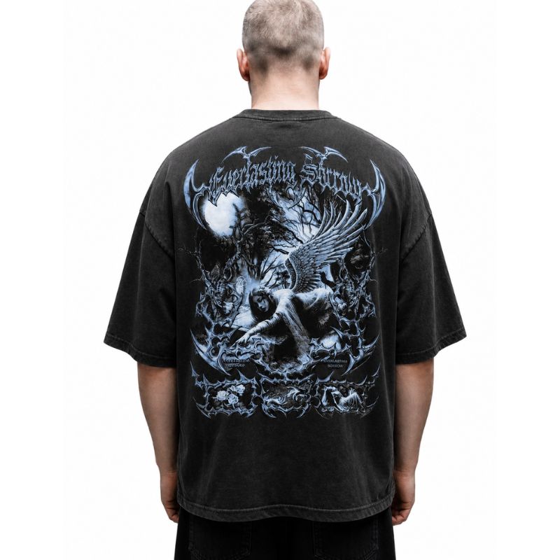 Everlasting Sorrow Angelic Gothic Metal Cotton T-Shirt